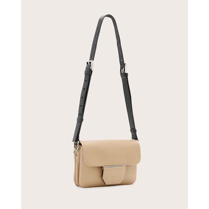 AllSaints Jupiter Leather Crossbody Bag image number 3